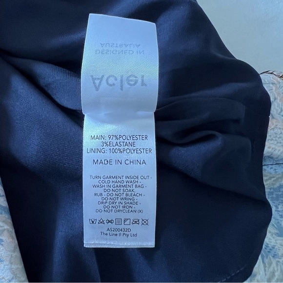 Acler Tippet Dress in Midnight Wallpaper - Picture 16 of 16